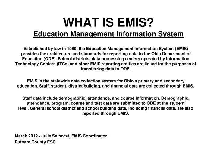 what is emis education management information system