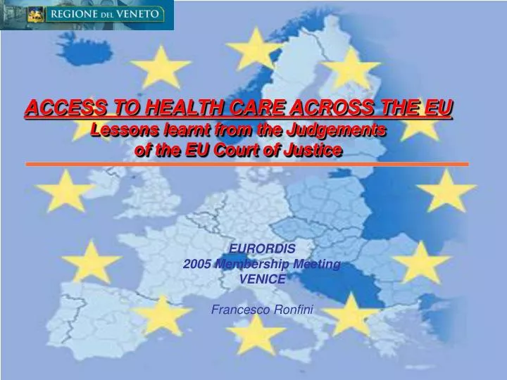 access to health care across the eu lessons learnt from the judgements of the eu court of justice