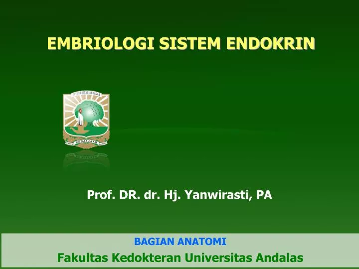 embriologi sistem endokrin
