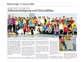 Rigi Anzeiger 11.Januar 2008
