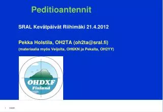 peditioantennit