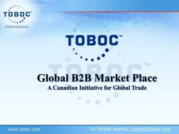 global b2b market place a canadian initiative for global trade