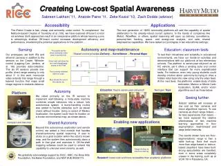 Create ing Low-cost Spatial Awareness