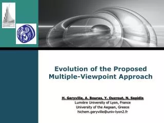 Evolution of the Proposed Multiple-Viewpoint Approach