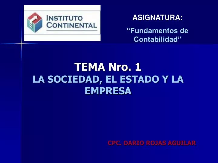 tema nro 1 la sociedad el estado y la empresa