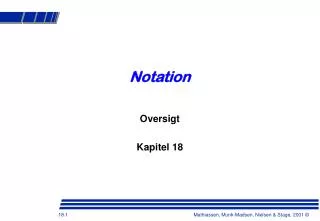 notation