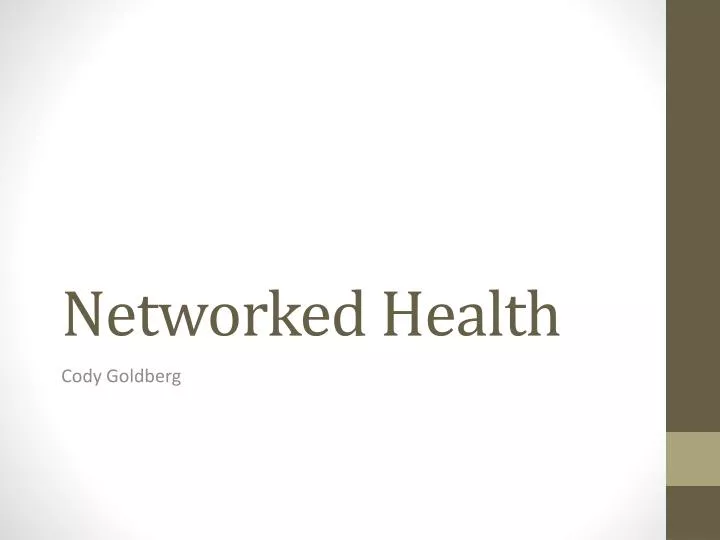 networked health