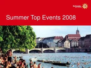 Summer Top Events 2008
