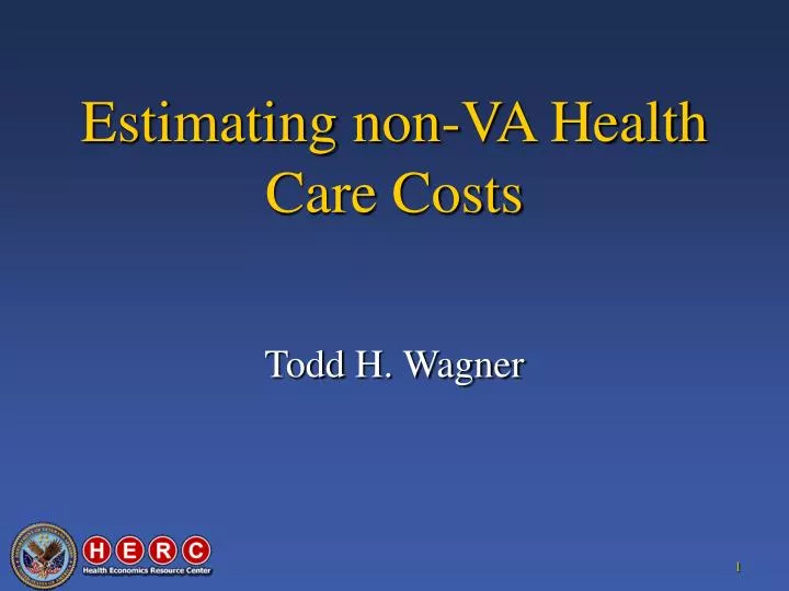 estimating non va health care costs