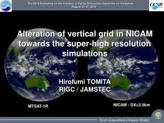 NICAM : DX=3.5km