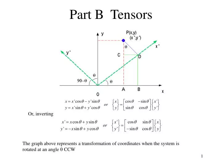 part b tensors