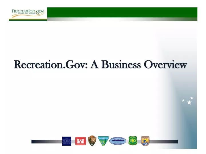 recreation gov a business overview