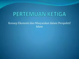 pertemuan ketiga