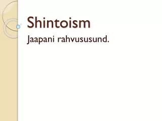 shintoism