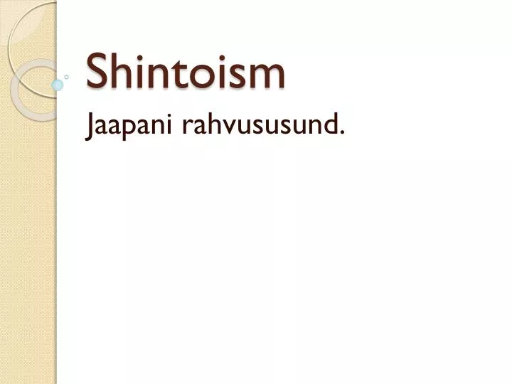 shintoism