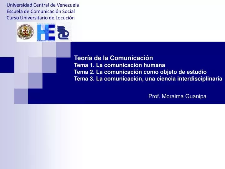 universidad central de venezuela escuela de comunicaci n social curso universitario de locuci n
