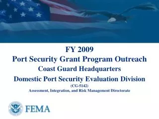 FY 2009 Port Security Grant Program Outreach