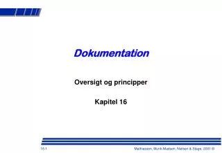 dokumentation