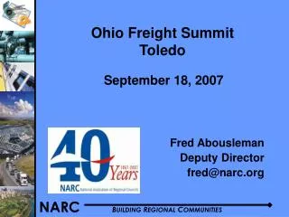 Ohio Freight Summit Toledo