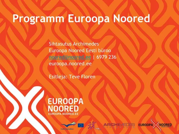 programm euroopa noored