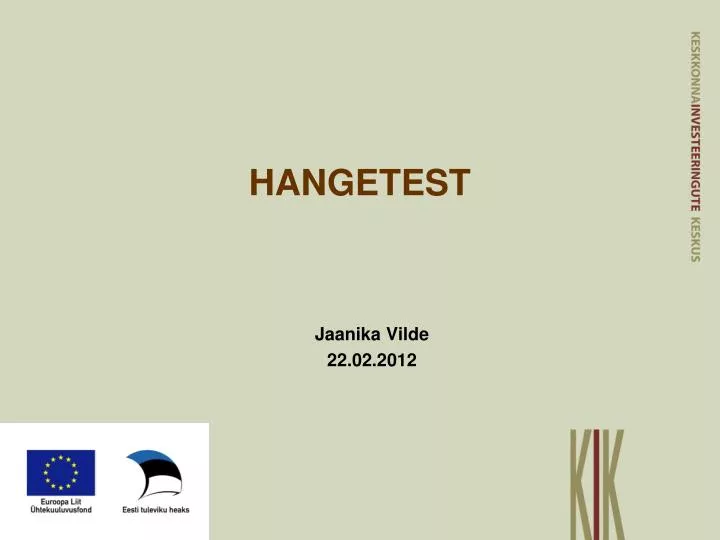 hangetest