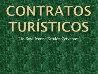 contratos tur sticos