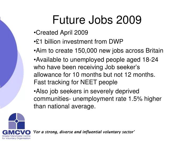 future jobs 2009