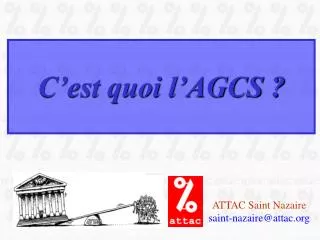 c est quoi l agcs