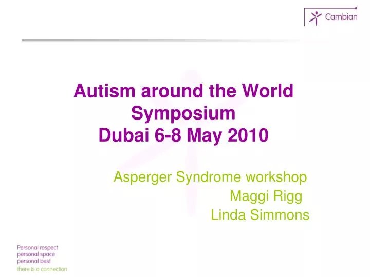 autism around the world symposium dubai 6 8 may 2010