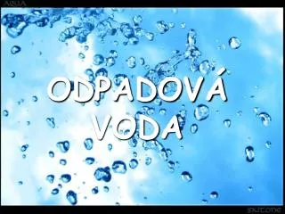 odpadov voda