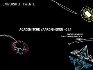 academische vaardigheden c1 4