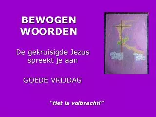 bewogen woorden