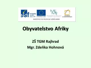 obyvatelstvo afriky