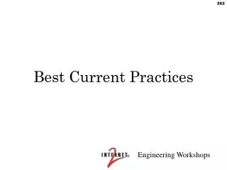 Best Current Practices
