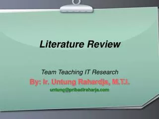 literature review