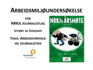 arbeidsmilj unders kelse