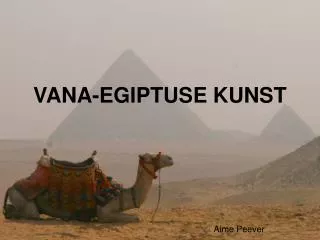 vana egiptuse kunst