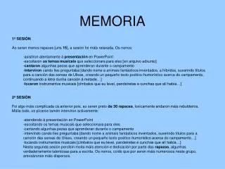 memoria