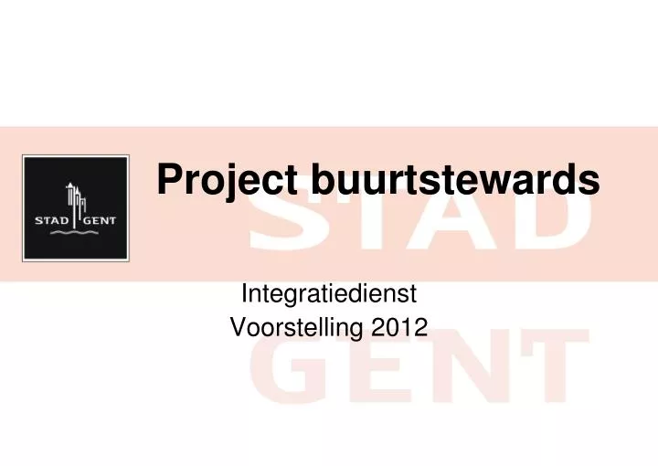 project buurtstewards