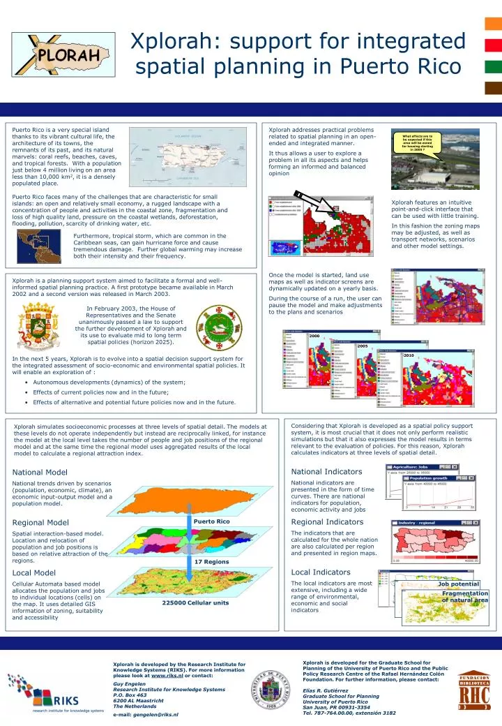 xplorah support for integrated spatial planning in puerto rico