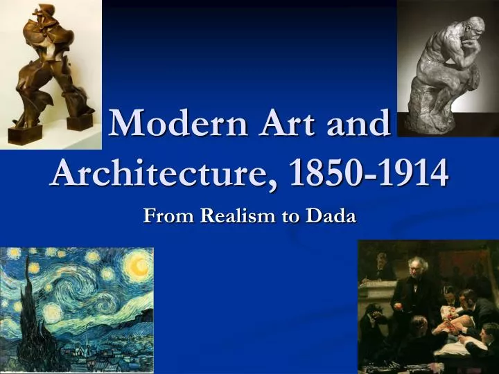 modern art and architecture 1850 1914