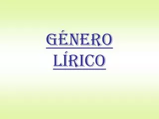 g nero l rico