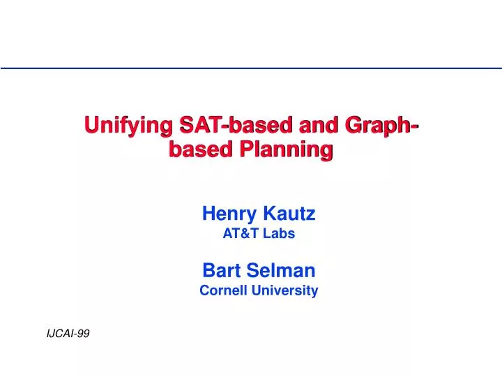 unifying sat based and graph based planning