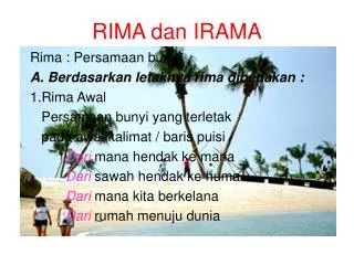 rima dan irama