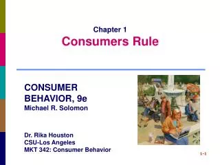 Chapter 1 Consumers Rule