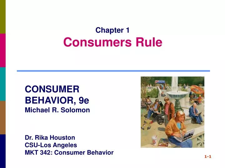 chapter 1 consumers rule