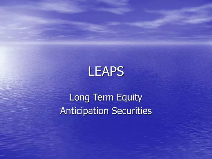 leaps