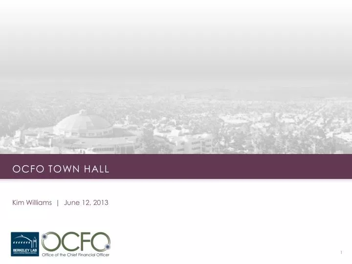 ocfo town hall
