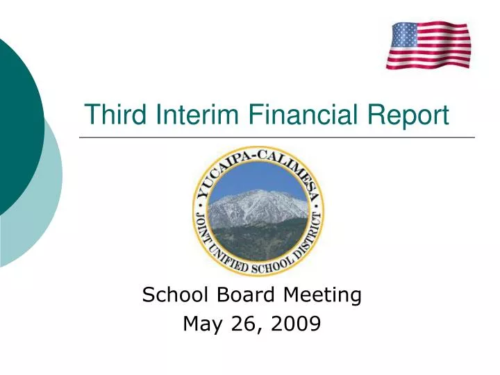 third interim financial report