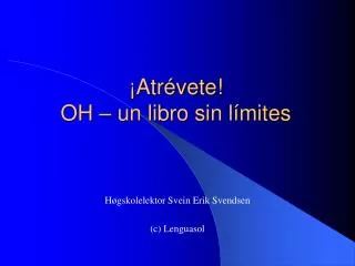 atr vete oh un libro sin l mites